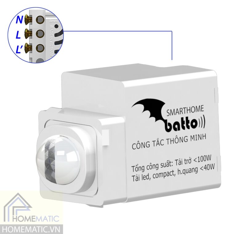 Hạt công tắc cảm biến chuyển động góc hẹp BTX-3C-PIRV2