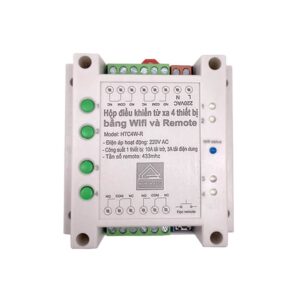 Hộp điều khiển từ xa 4 thiết bị bằng wifi và remote HTC4W-R