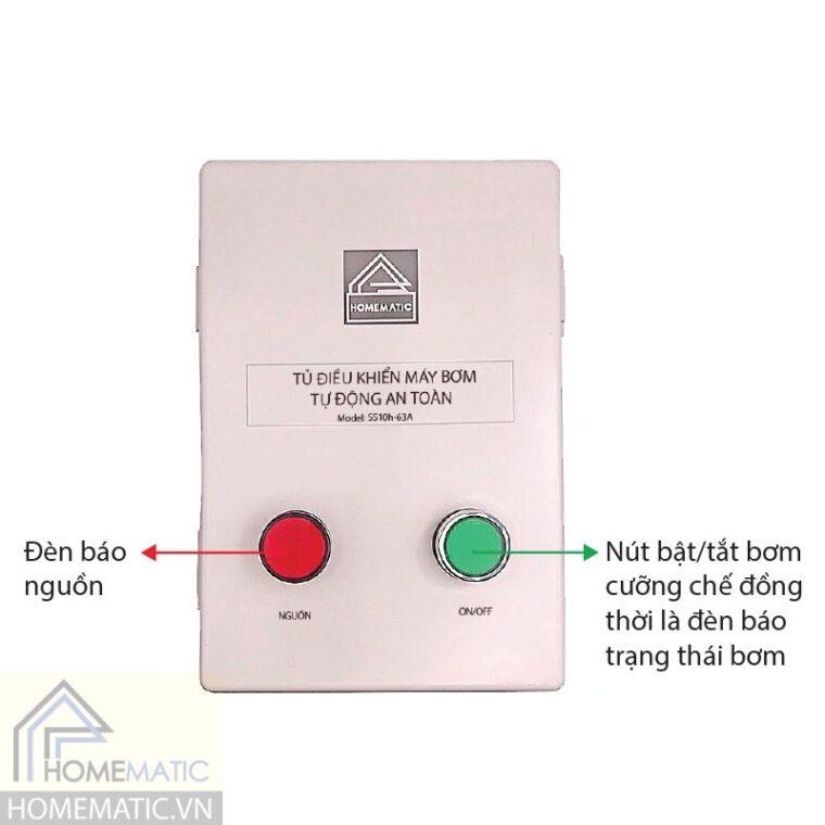 Tủ điều khiển máy bơm an tự động an toàn SS10H-63A