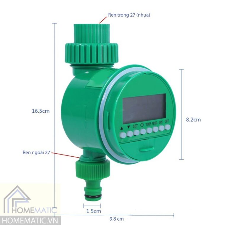 Van Đồng hồ hẹn giờ tưới nước cho cây VT225