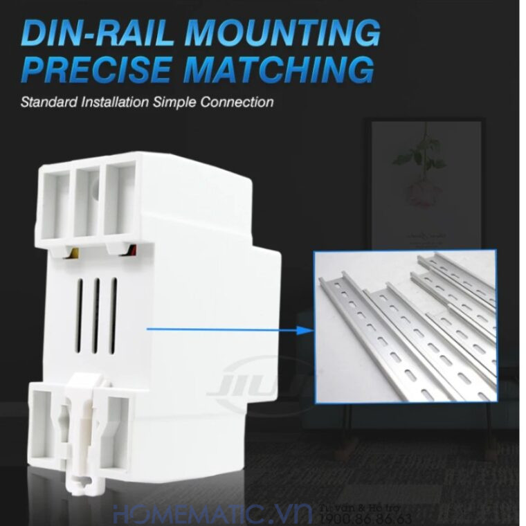 Thiết Bị Bảo Vệ Quá áp, Thấp áp, Quá Tải, Hỗ Trợ Bật Tắt Tải 63a Tvps1-63c