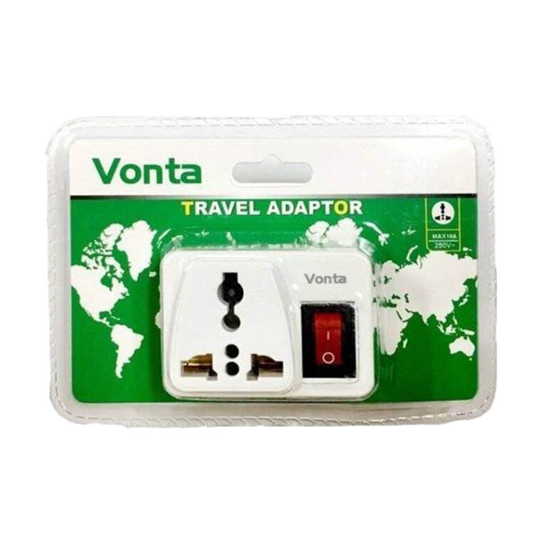 ổ cắm chuyển đôi đa năng có công tắc nguồn Vonta VDVN-T1