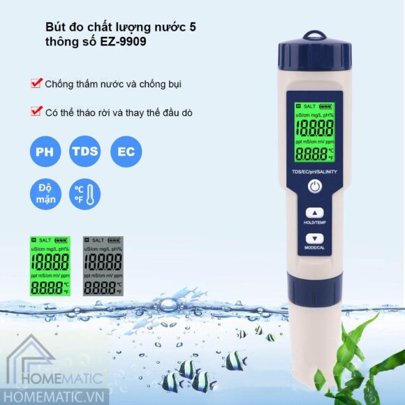 Bút đo chất lượng nước 5 thông số EZ-9909
