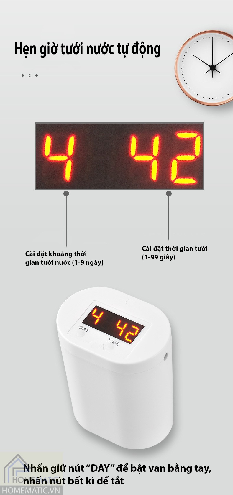 hnej giờ tưới nước