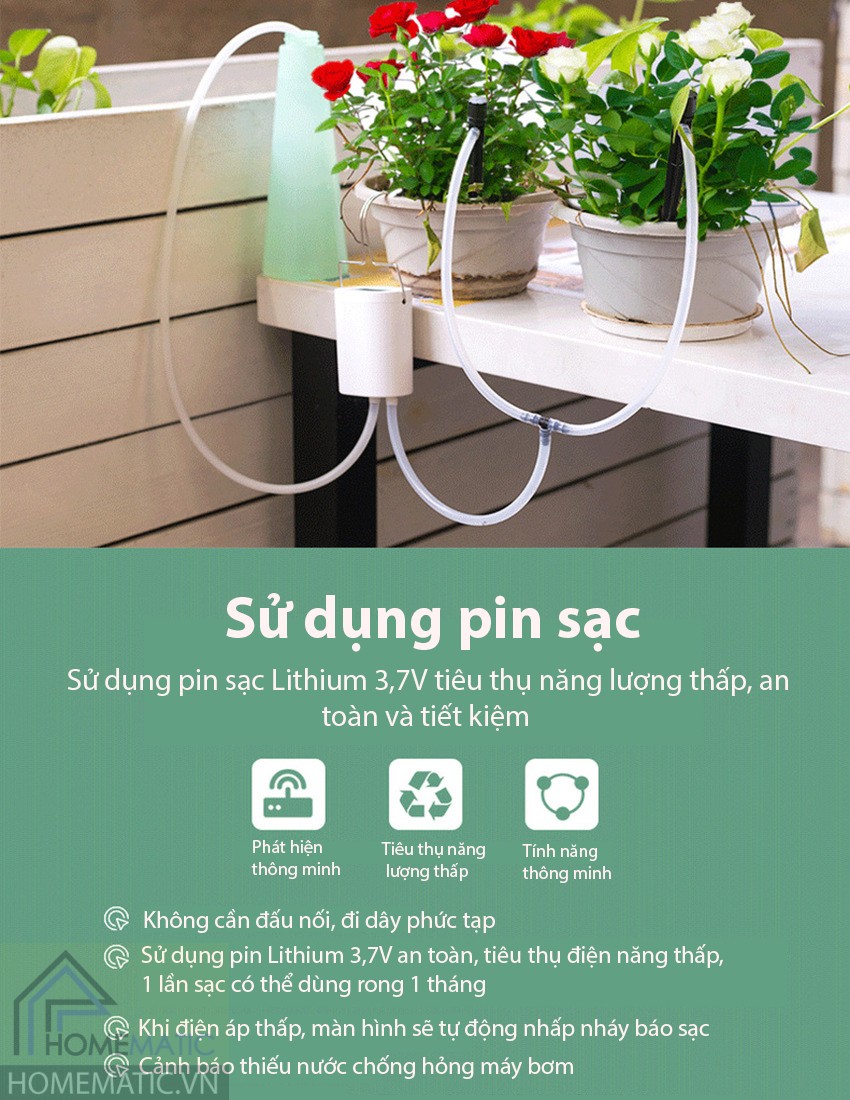 Sử dụng pin sạc