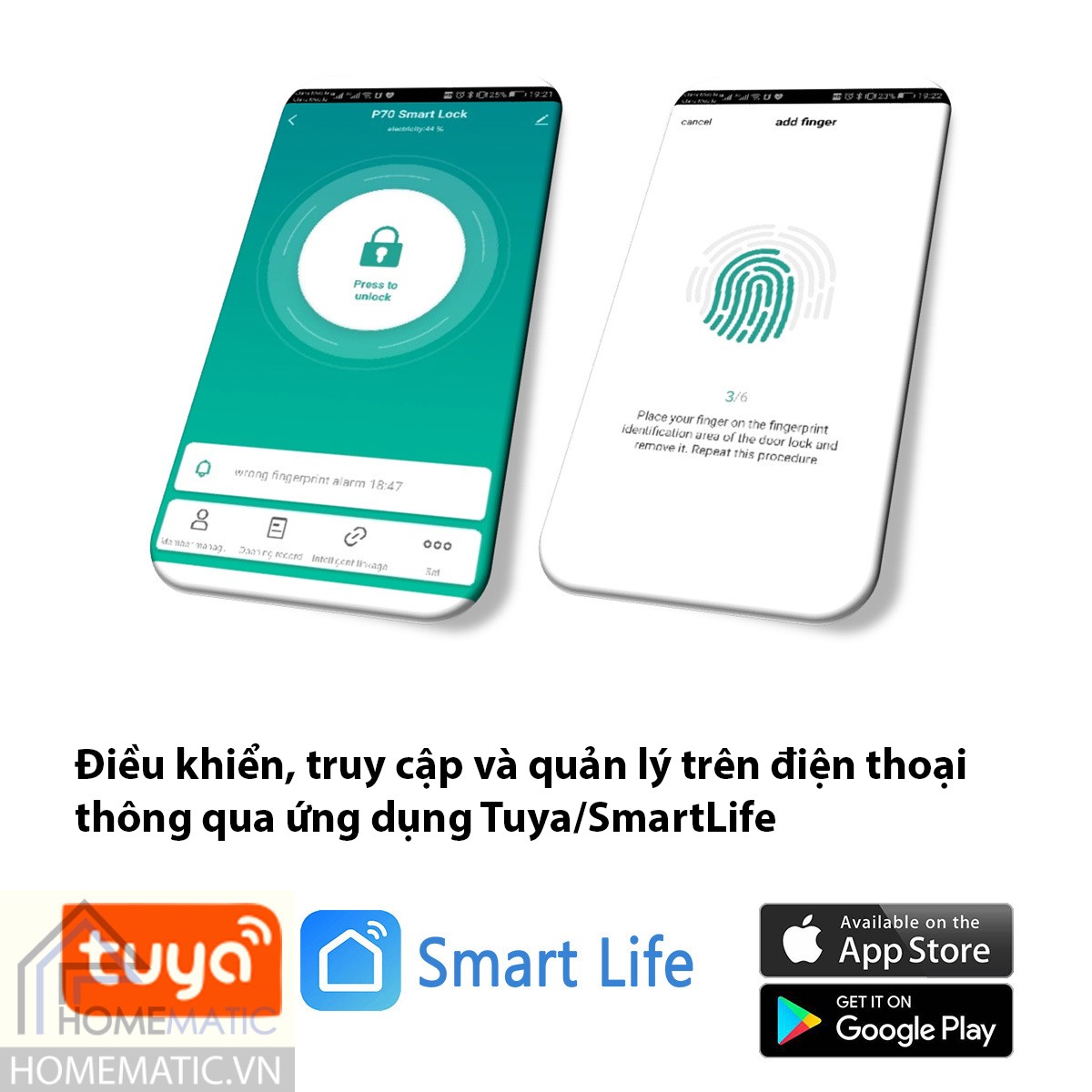 quản lí trên điện thoại