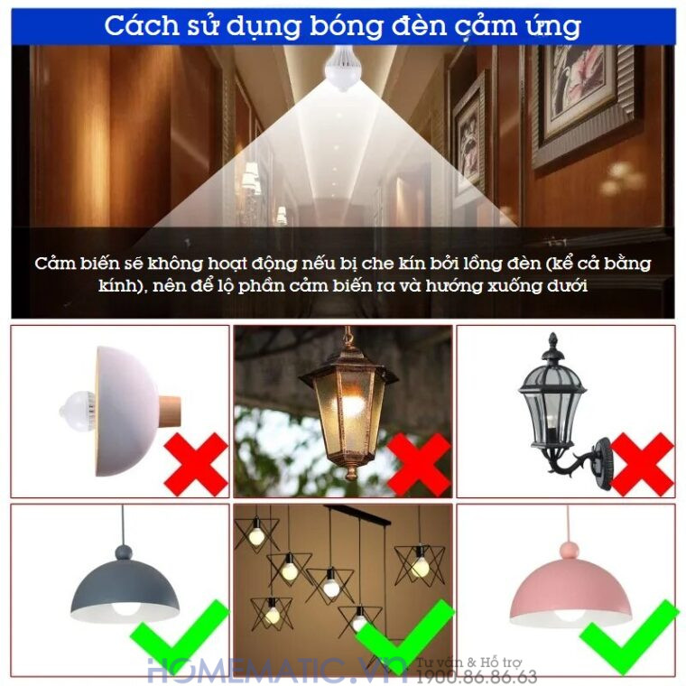 Đèn Led Cảm ứng Chuyển động Pir Đèn Led Cảm ứng Chuyển động Pir