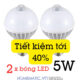 Combo 2 bóng 5W