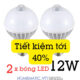 Combo 2 bóng 12W