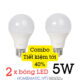Combo 2 bóng 5W