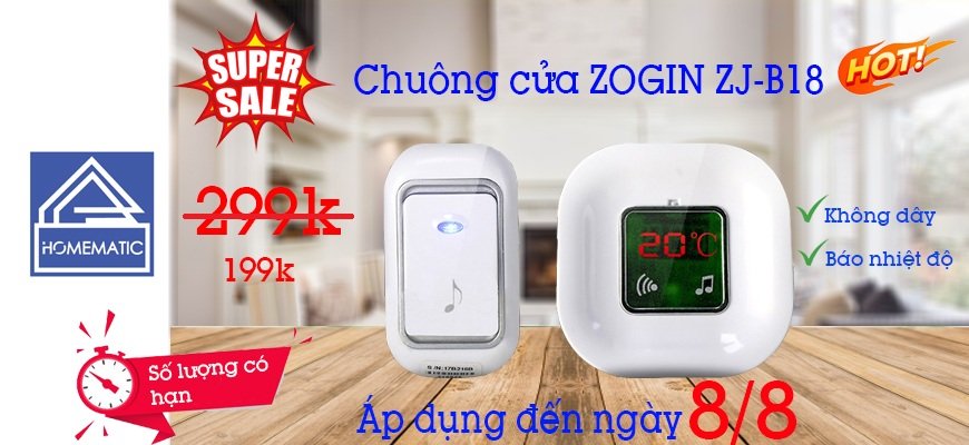 Chuông không dây Zogin