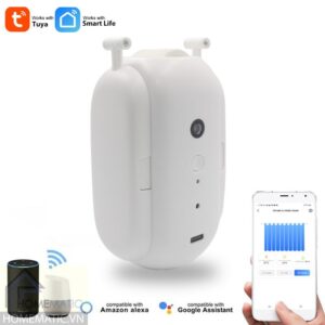 Robot mở rèm, màn cửa ray trượt đi trong ray thanh trượt rèm SmartLife MC134