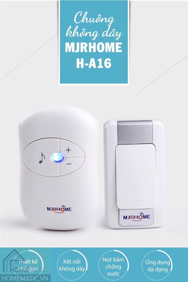 Chuông cửa không dây MJRHOME H-A16E