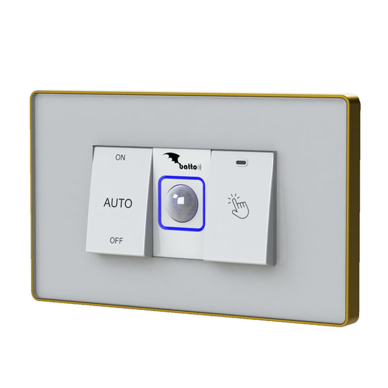 Bộ Công Tắc Cảm Biến Chuyển động Hồng Ngoại Mặt Kính Cường Lực Dpw-p10gw