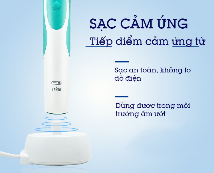 Bàn chải đánh răng điện cao cấp ORALB-D12S