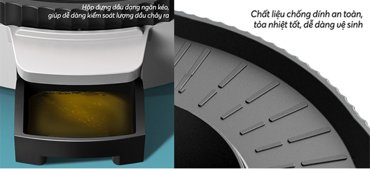 Bếp Lẩu Nướng điện Tròn Nineshield Blnt