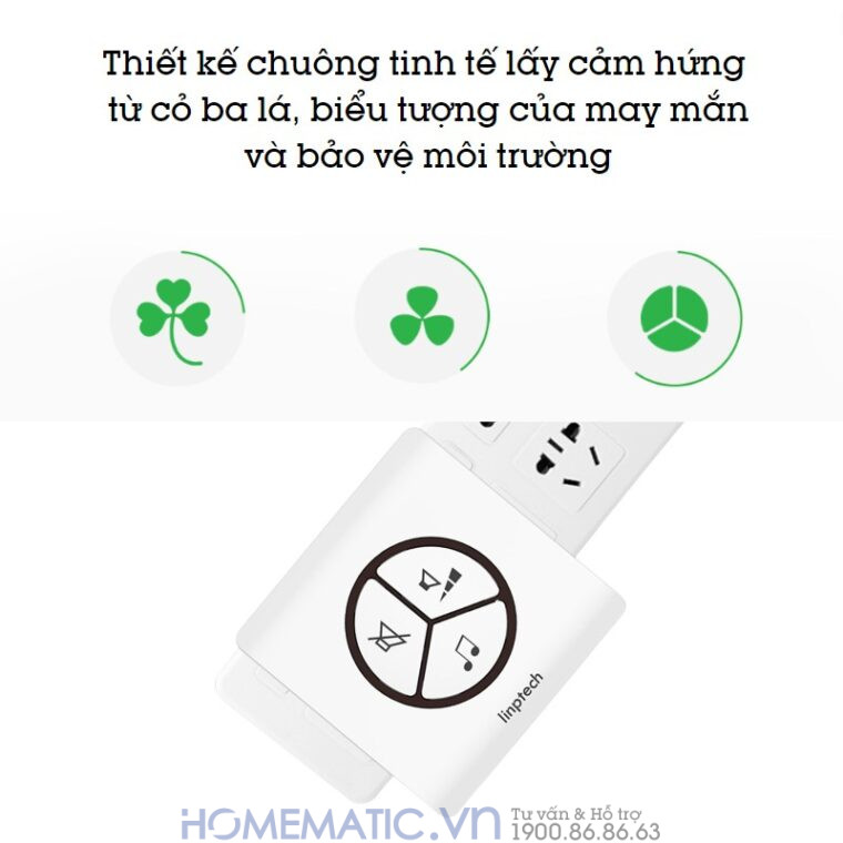 Thiết kế chuông lấy cảm hứng từ cỏ ba lá