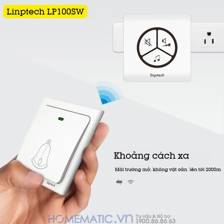 Khoảng cách xa tới 2000m