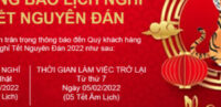 Lịch Nghỉ Tết Nguyên Đán 2022