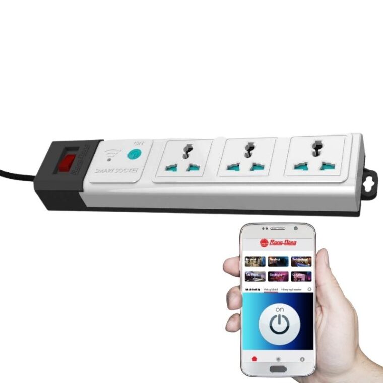 Ổ Cắm điện Thông Minh Wifi Rạng Đông Kéo Dài Oc02wf