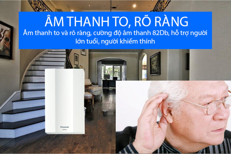 Chuông Cửa có dây Panasonic Pebg8 âm lượng to Chuông Cửa có dây Panasonic Pebg8 âm lượng to