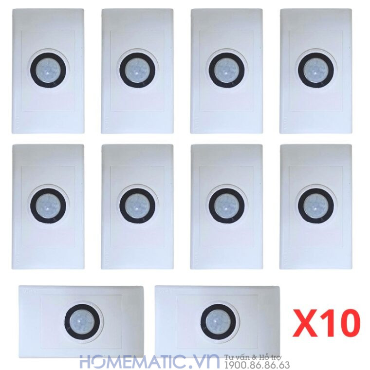 Công Tắc Cảm Biến Hồng Ngoại Phát Hiện Người Lioa S59fn bộ 10 cảm biến