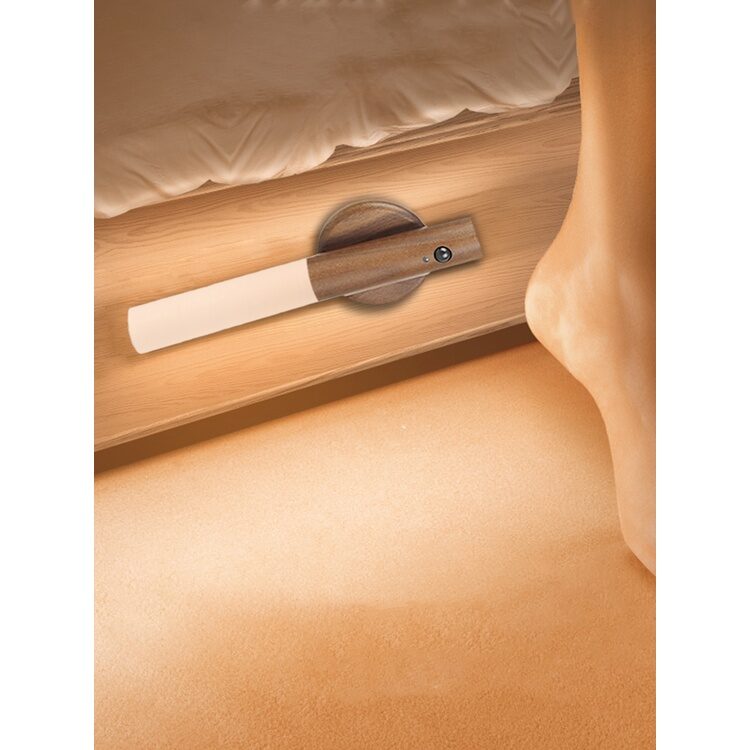 Đèn Led Trang Trí Gắn Tường Cảm Biến Bằng Gỗ Cao Cấp No-hb