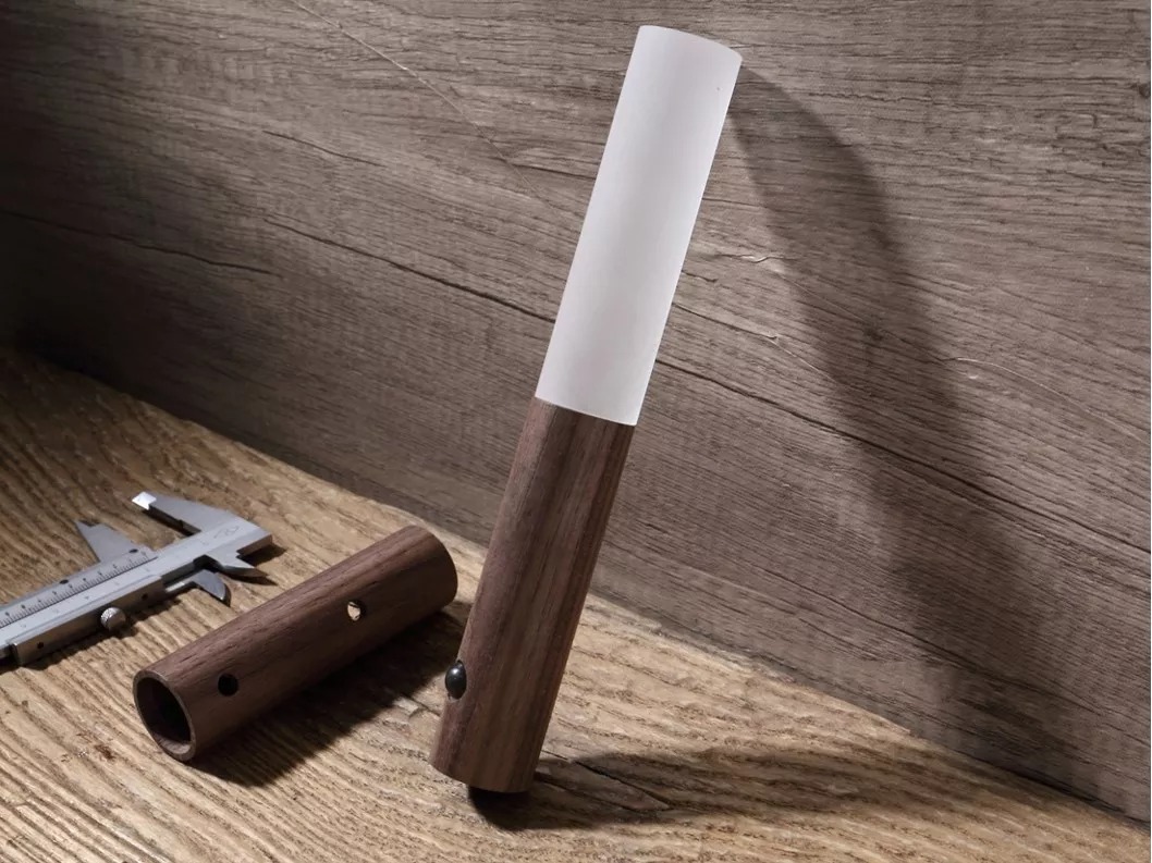 Đèn Led Trang Trí Gắn Tường Cảm Biến Bằng Gỗ Cao Cấp No-hb