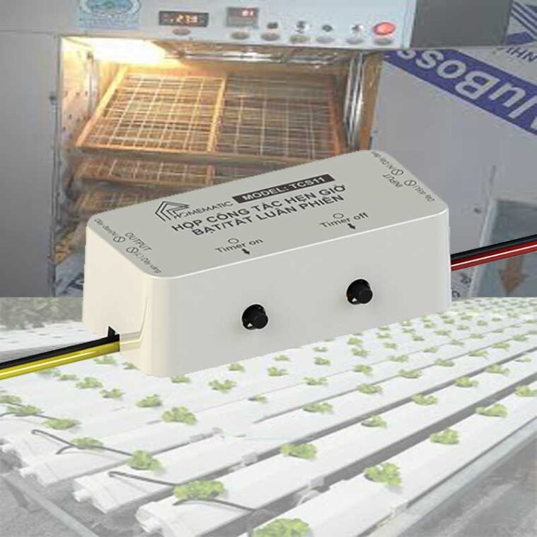 Hộp Công Tắc Hẹn Giờ Tắt Bật Luân Phiên Homematic Tcs11