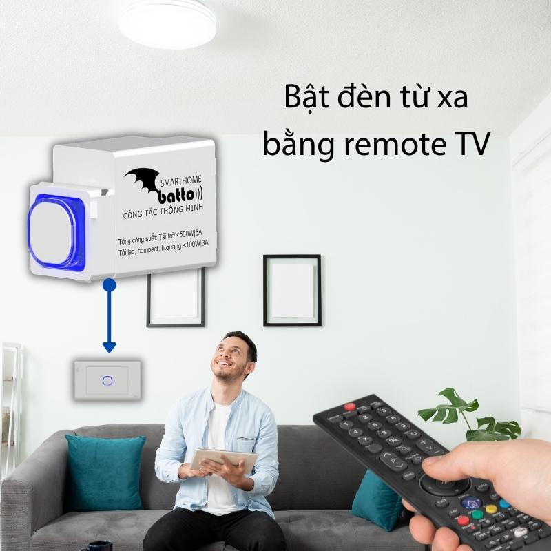 Công Tắc điều Khiển Từ Xa Bằng Remote Hồng Ngoại Hạt Tròn Hmx-3c-tirv1