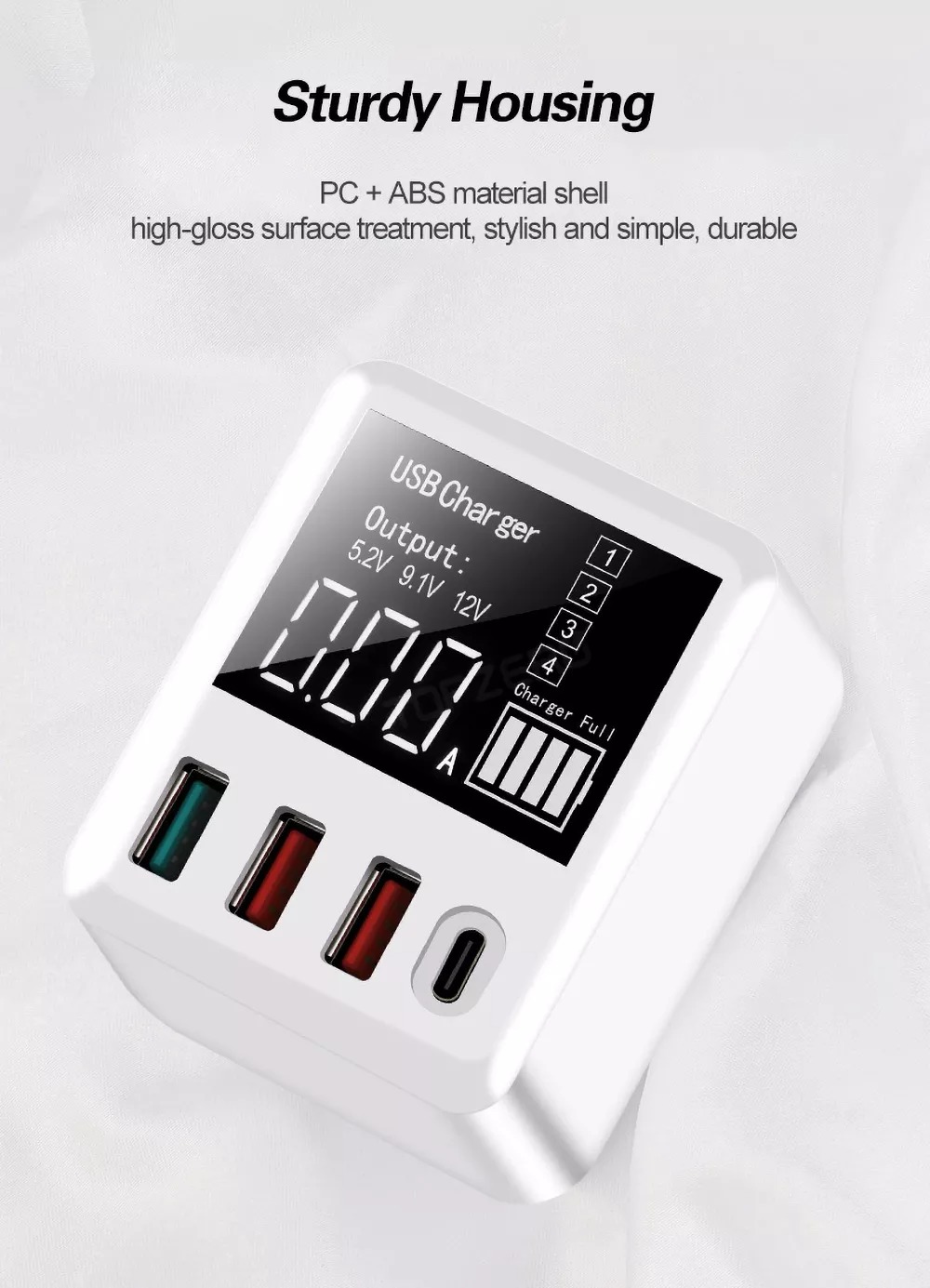 Củ Sạc điện Thoại Nhiều Cổng Hỗ Trợ Sạc Nhanh Topzero