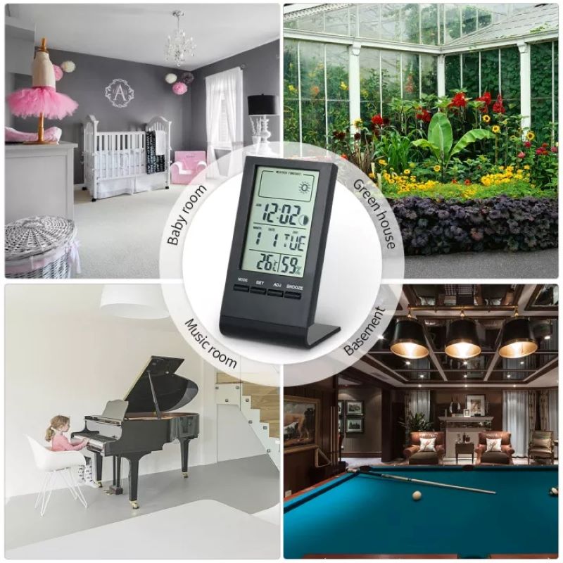 Đồng Hồ đo Nhiệt độ độ ẩm. Nhiệt ẩm Kế điện Tử Ts219