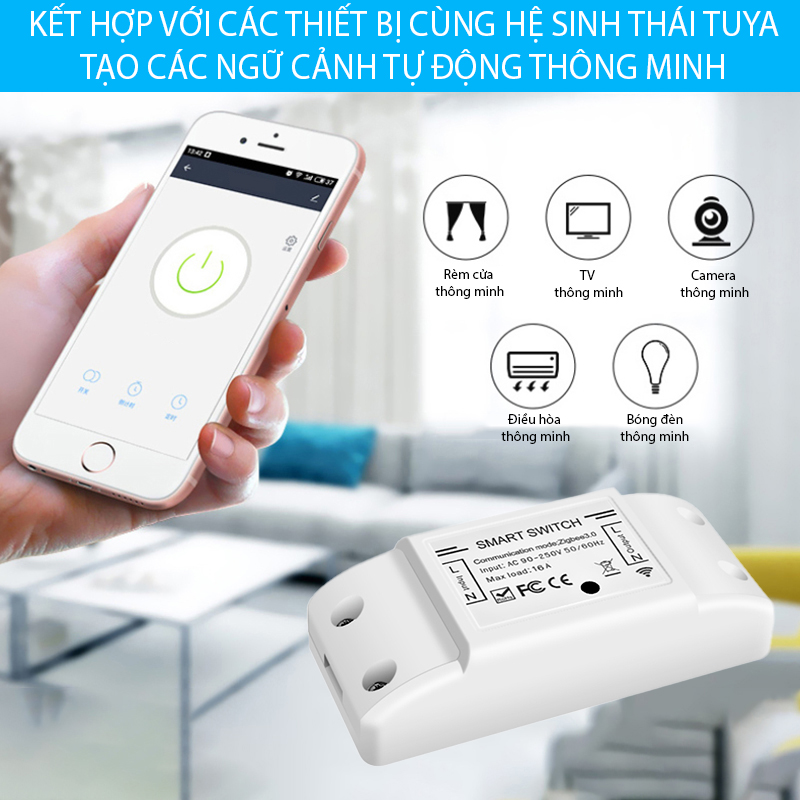 Hộp Công Tắc Thông Minh Wifi Tuya Hbm10 Hộp Công Tắc Thông Minh Wifi Tuya Hbm10