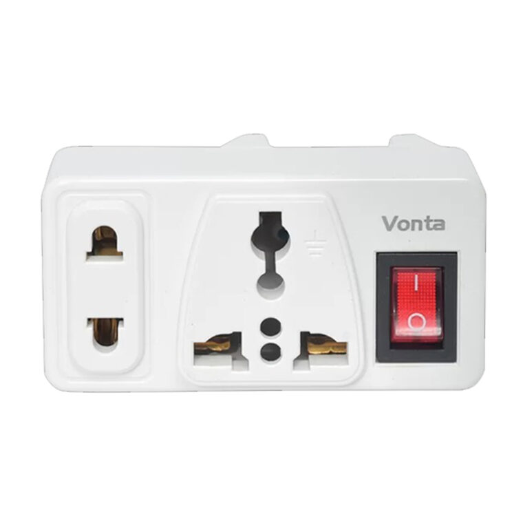 Ổ Cắm đôi đa Năng Có Công Tắc Nguồn Vdnv-t2