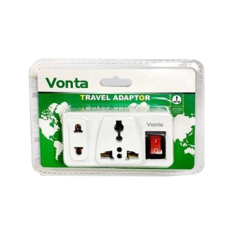 Ổ Cắm đôi đa Năng Có Công Tắc Nguồn Vdnv-t2