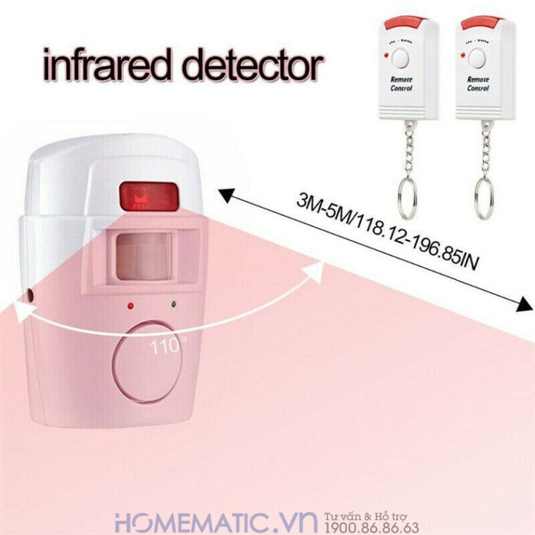 Báo động Hồng Ngoại điều Khiển Từ Xa Ctirv2
