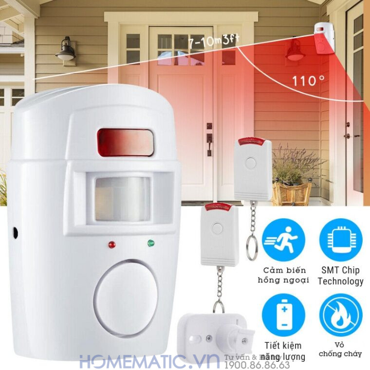 Báo động Hồng Ngoại điều Khiển Từ Xa Ctirv2