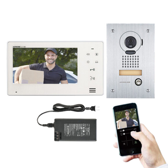 Chuông Cửa Màn Hình Wifi Japan Aiphone Jos-1fw Lắp âm Chống Nước