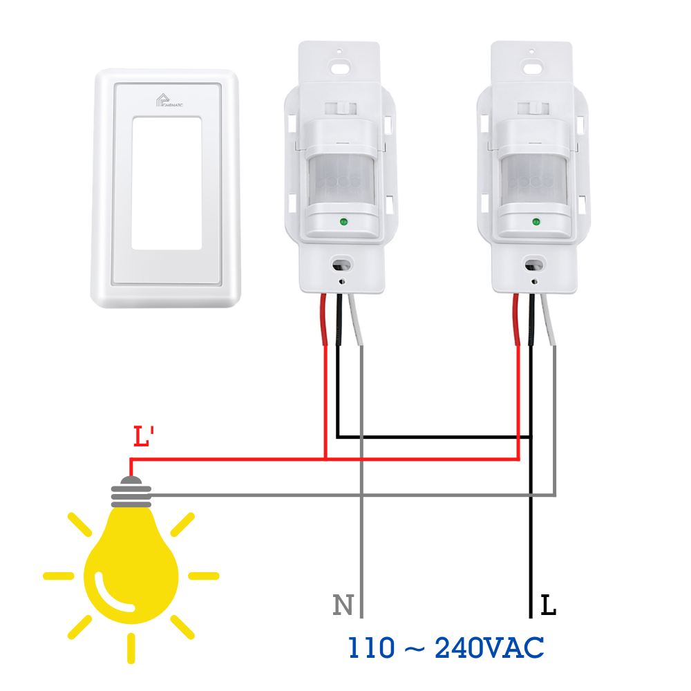 Công Tắc Cảm Biến Cầu Thang âm Tường Homematic Pir118 Công Tắc Cảm Biến Cầu Thang âm Tường Homematic Pir118