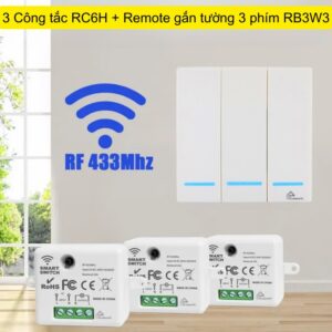 Công Tắc điều Khiển Từ Xa Bằng Remote Homematic Rc6h
