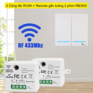 Công Tắc điều Khiển Từ Xa Bằng Remote Homematic Rc6h