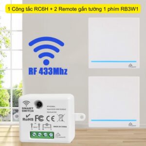Công Tắc điều Khiển Từ Xa Bằng Remote Homematic Rc6h