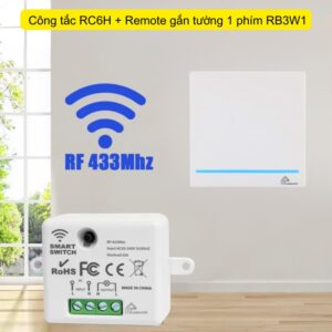 Công Tắc điều Khiển Từ Xa Bằng Remote Homematic Rc6h
