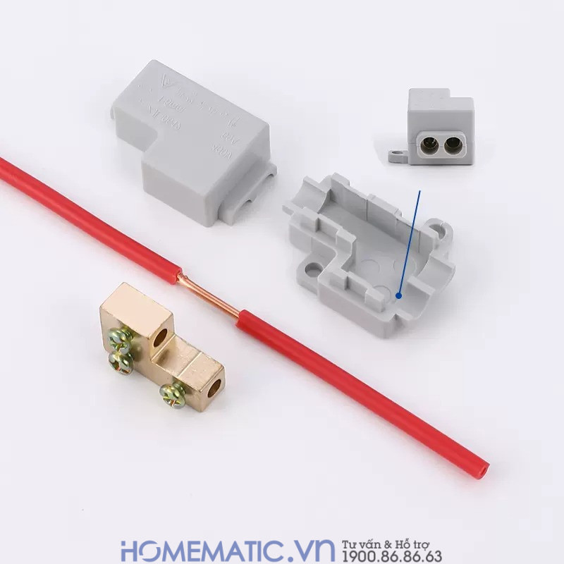 Cút Nối Chia Dây điện 1 Ra 2 Zjl-0612 Cút Nối Chia Dây điện 1 Ra 2 Zjl-0612