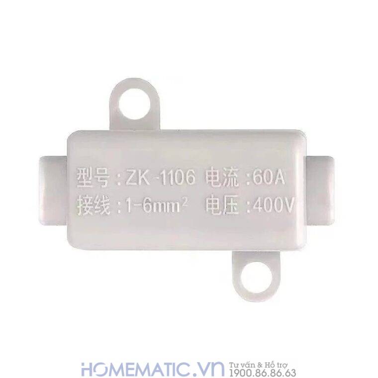 Cút Nối Dây điện 1 Cổng 60a Zk-1106