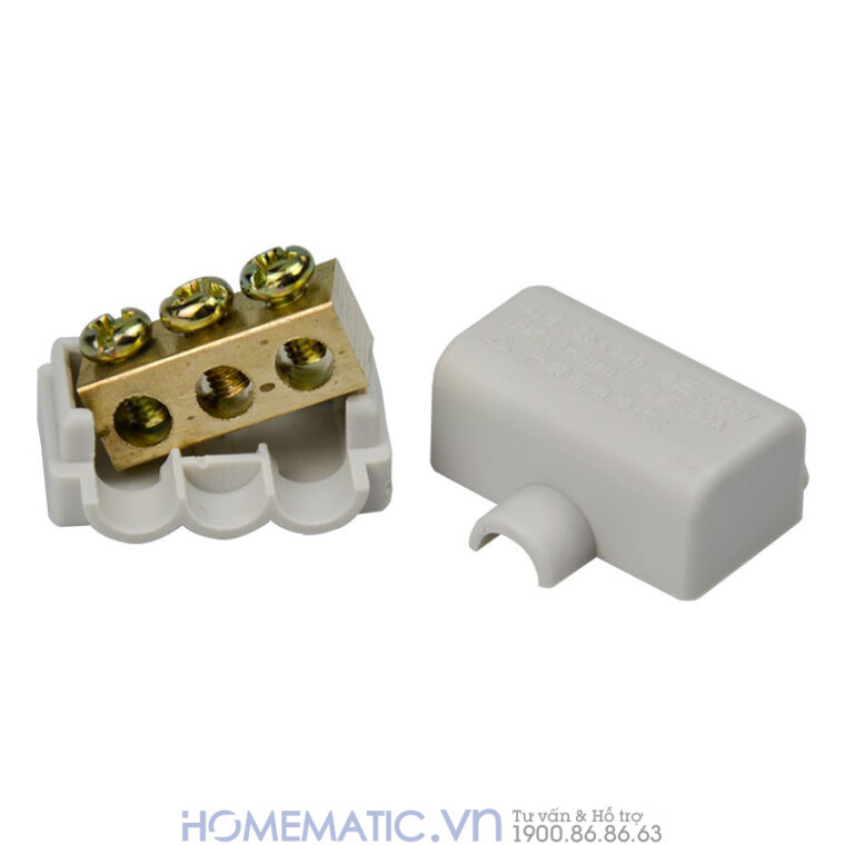 Cút Nối Dây điện 1 Ra 2 Cổng Zk-306