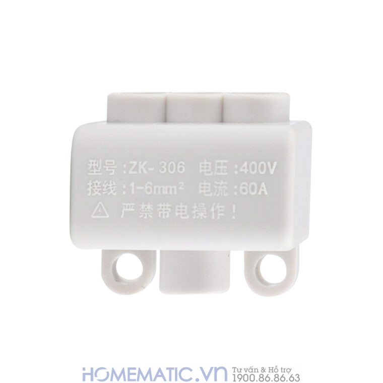Cút Nối Dây điện 1 Ra 2 Cổng Zk-306