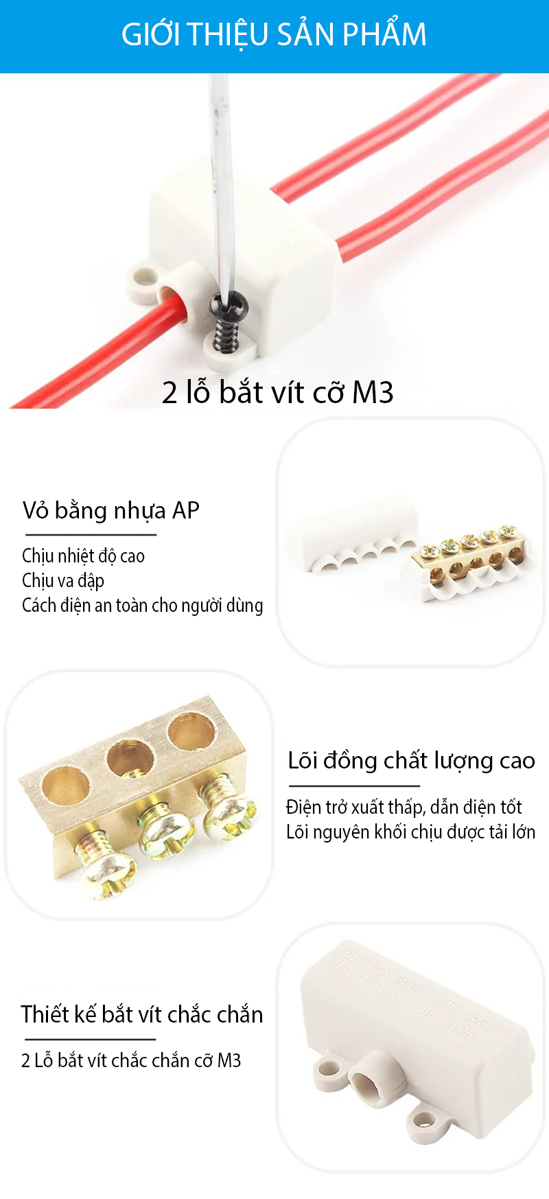 Cút Nối Dây điện 1 Ra 2 Cổng Zk-306 Cút Nối Dây điện 1 Ra 2 Cổng Zk-306