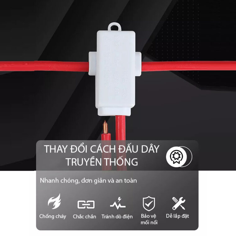 Cút Nối Dây điện Chữ T 1-6mm 60a Zk-t1