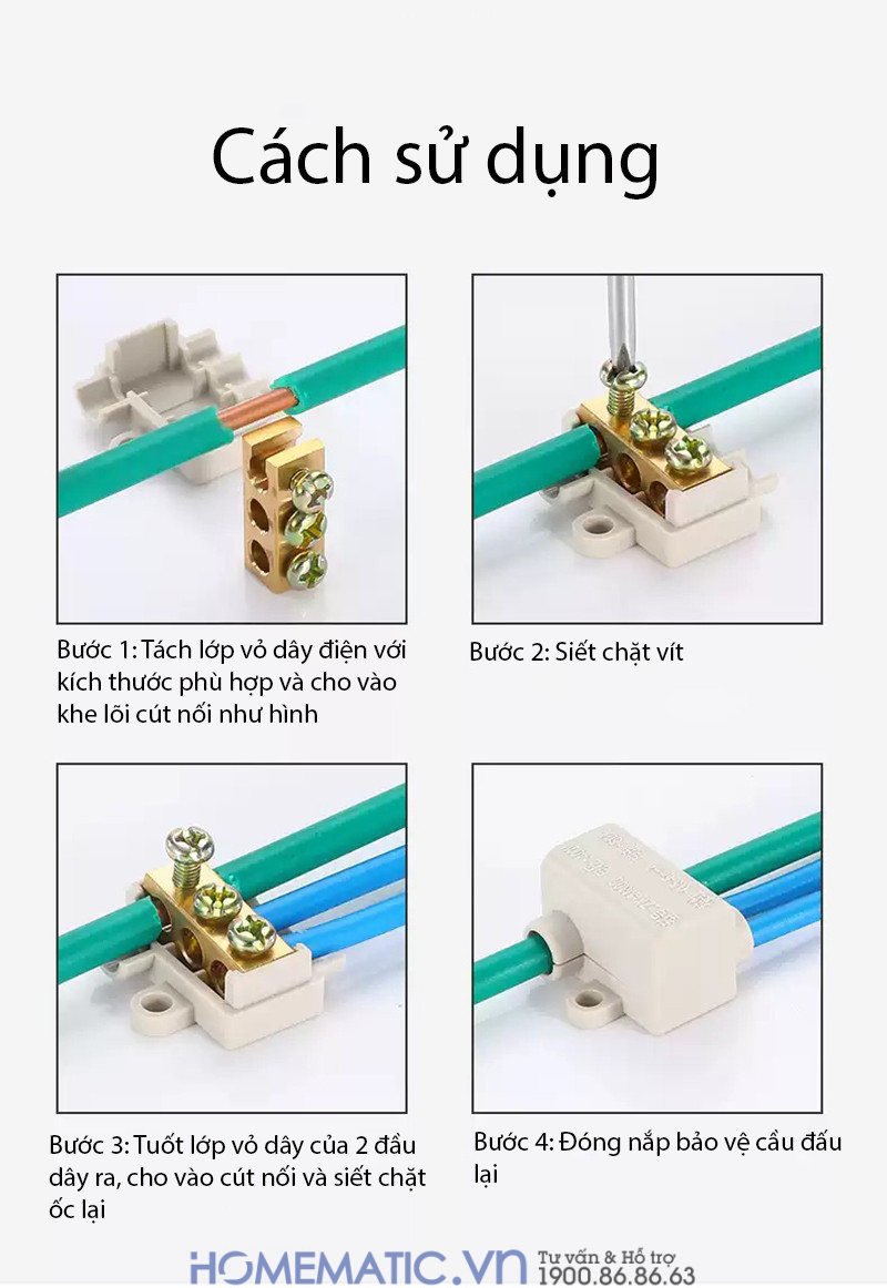 Cút Nối Dây điện Chữ T 1 Ra 3 Cổng 60a Zk-m306
